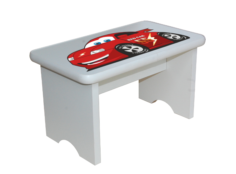 Becks stolček Auto červené